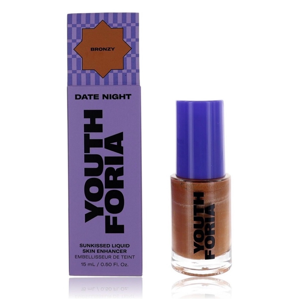 Youthforia Date Night Sunkissed Liquid Skin Enhancer | Bronzy | Clean Beauty